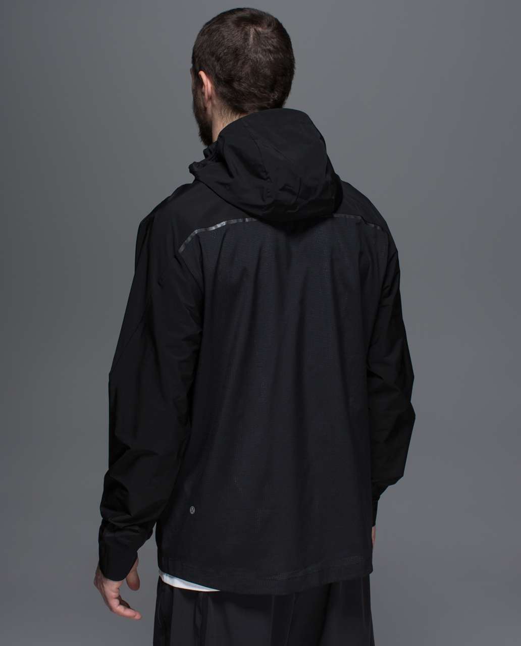 Lululemon Pack-It Jacket *Mesh - Ko Texture Deep Coal Black