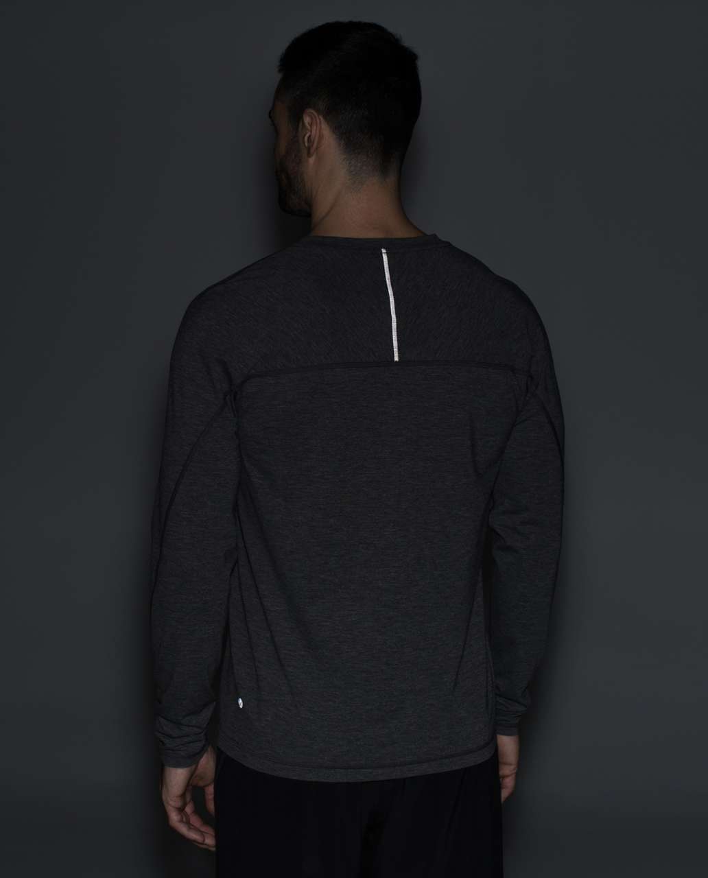 Lululemon Protean Long Sleeve - Heathered Black