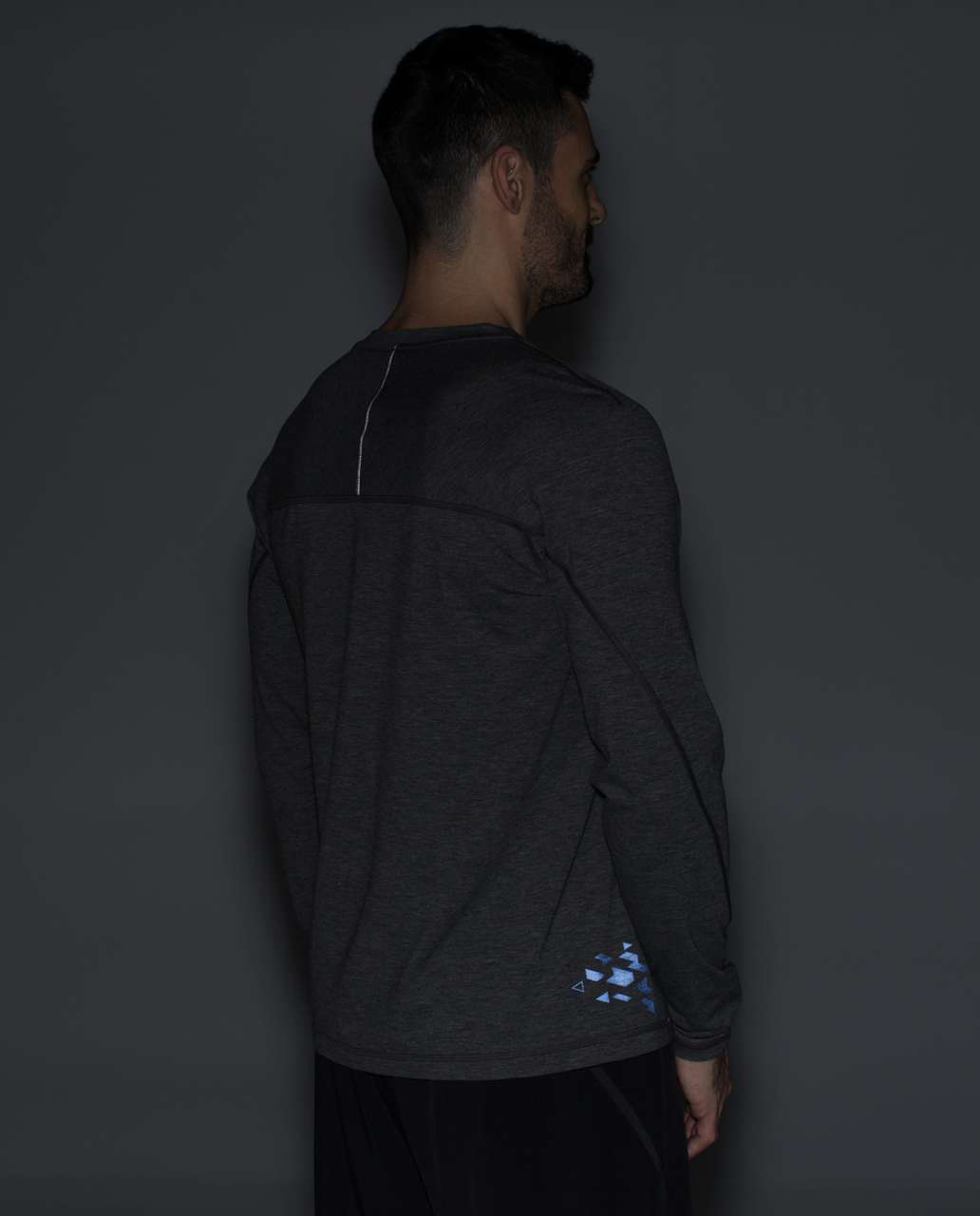 Lululemon Protean Long Sleeve - Heathered Black