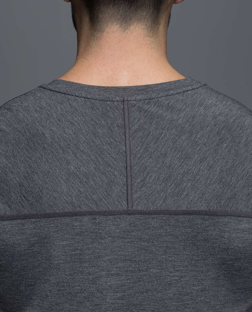 Lululemon Protean Short Sleeve - Heathered Black - lulu fanatics