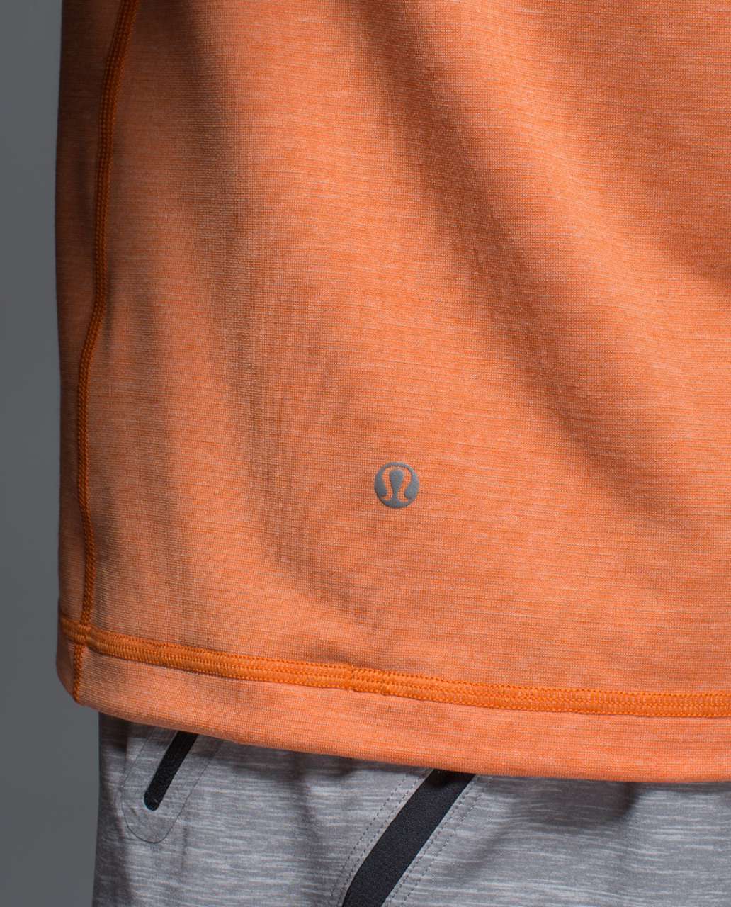 Lululemon Protean Short Sleeve - Heathered Orange Soda