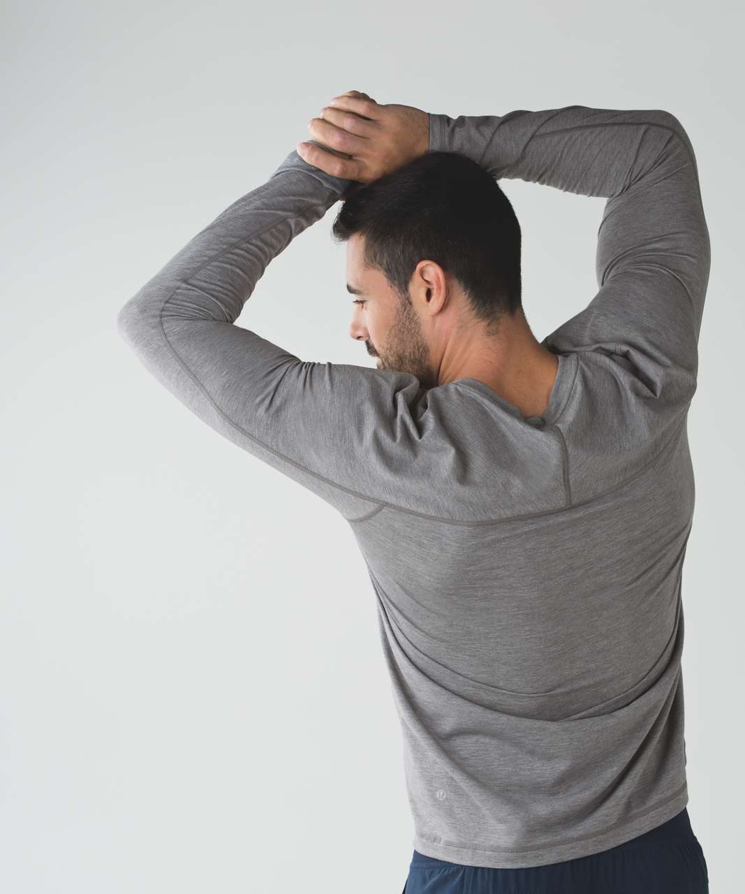 Lululemon Protean Long Sleeve - Heathered Slate