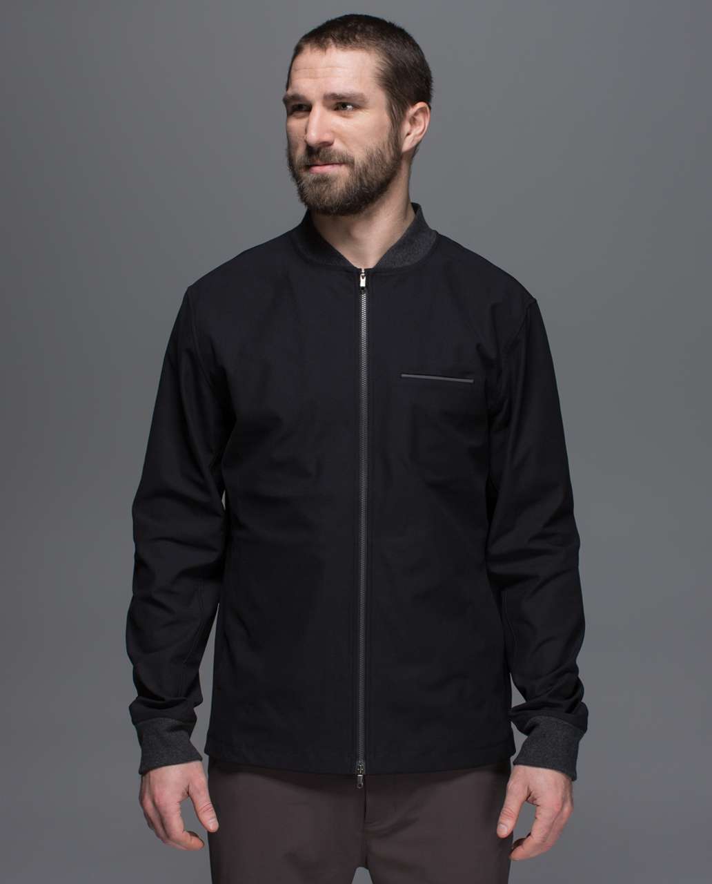 Lululemon Swipe Right Jacket - Black / Heathered Black