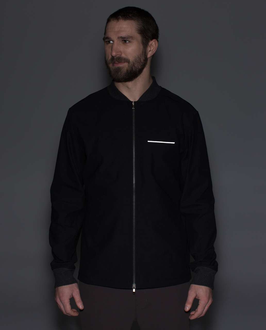 Lululemon Swipe Right Jacket - Black / Heathered Black