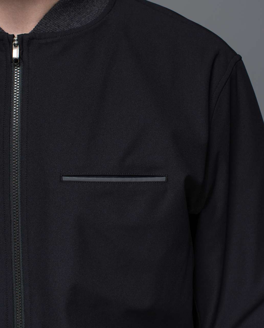 Lululemon Swipe Right Jacket - Black / Heathered Black