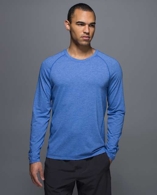 Lululemon Protean Long Sleeve - Heathered Spiced Olive - lulu fanatics