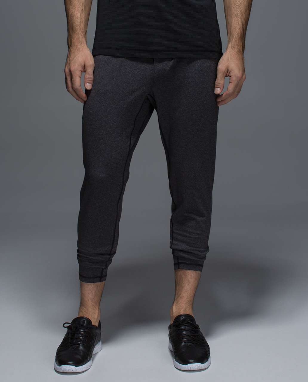 Lululemon On The Mat Pant - Heathered Black / Black