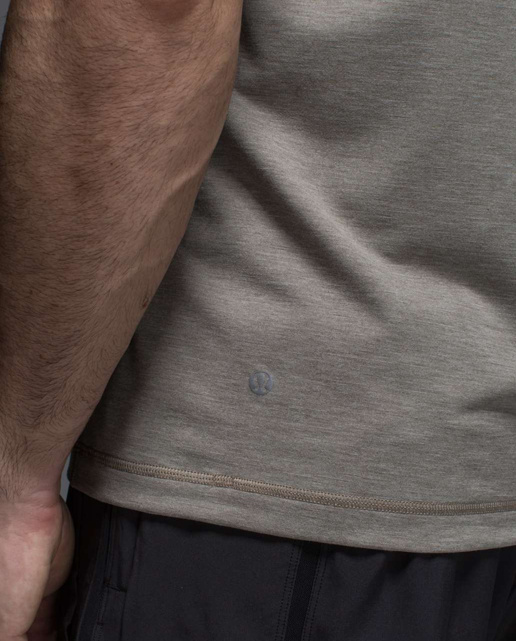 Lululemon Protean Short Sleeve - Heathered Soft Earth