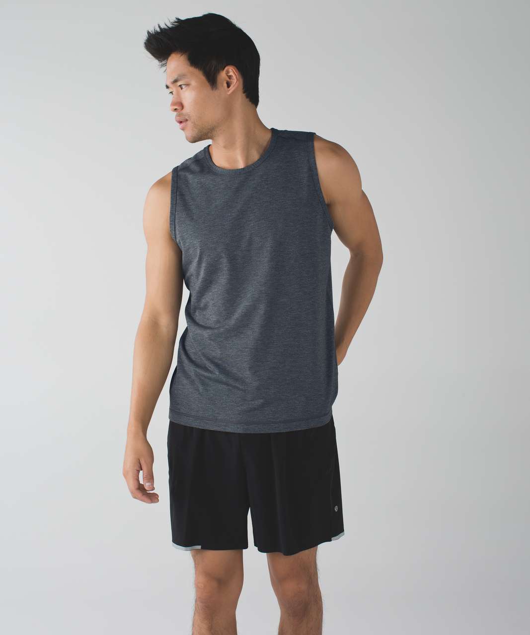 Lululemon Training Sleeveless - Heathered Black