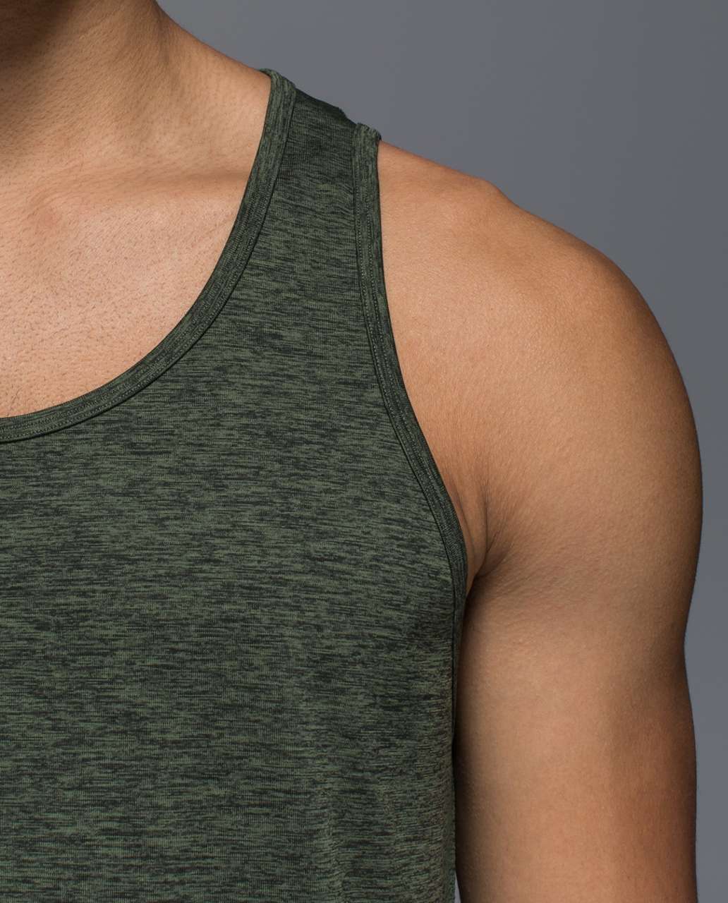 Lululemon Metal Vent Tech Tank - Tank Green / Black