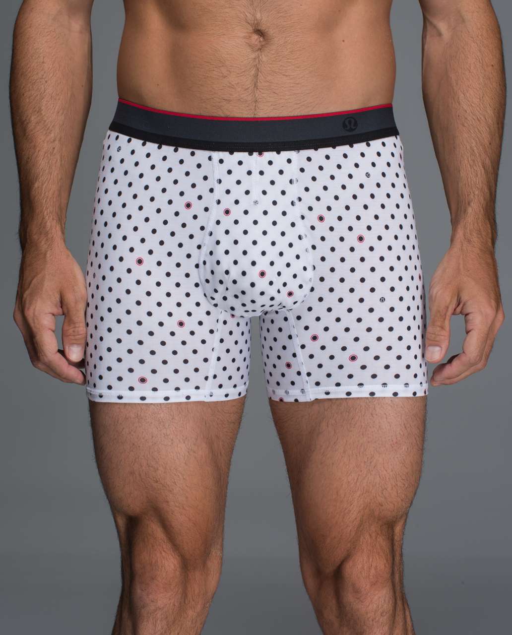 Lululemon No Boxer Boxer - Iconic Polka White