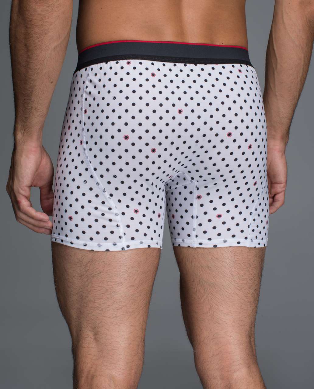 Lululemon No Boxer Boxer - Iconic Polka White