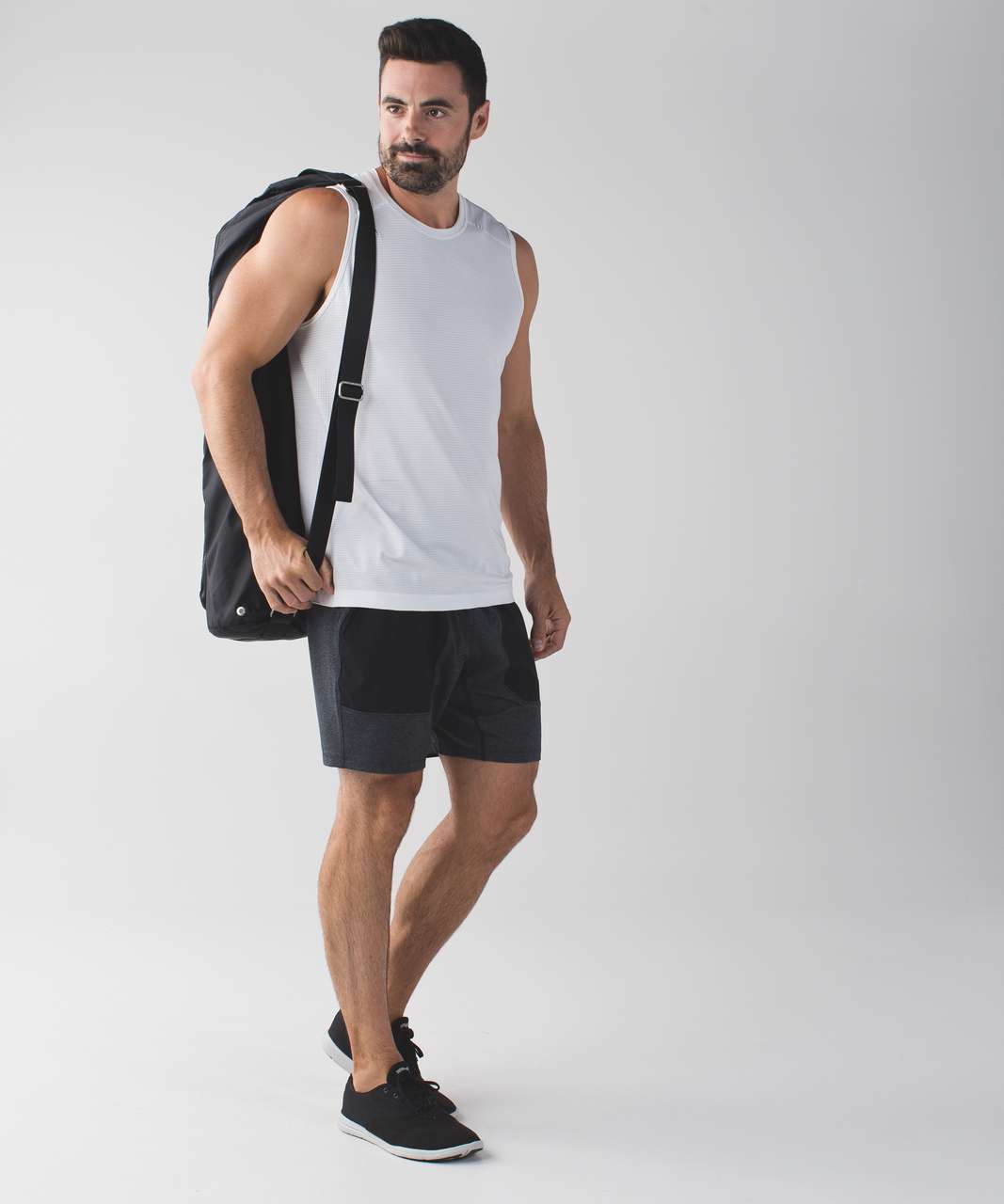 Lululemon Warrior Short - Heathered Black