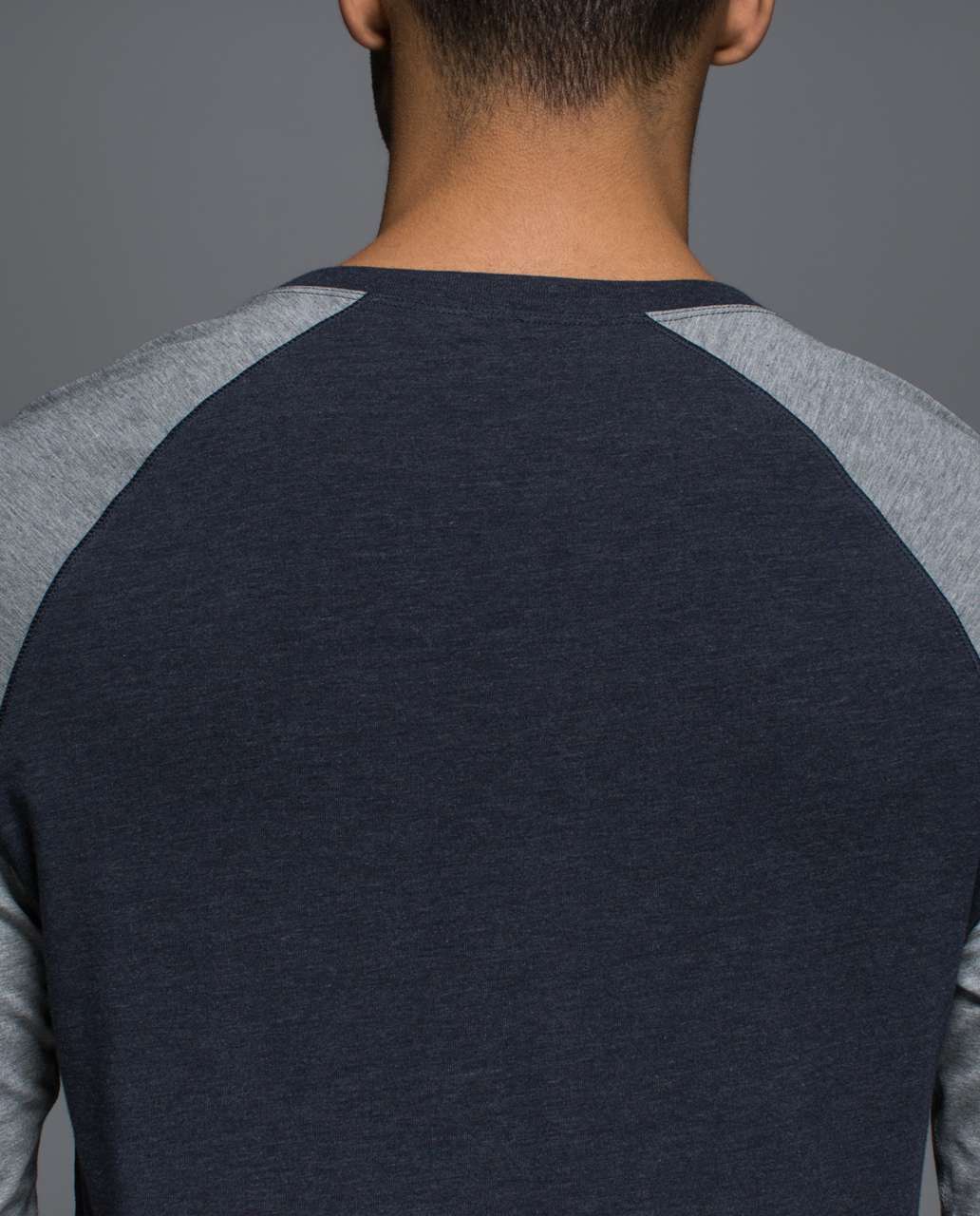 Lululemon Bodhi Long Sleeve - Heathered Inkwell / Heathered Medium Grey