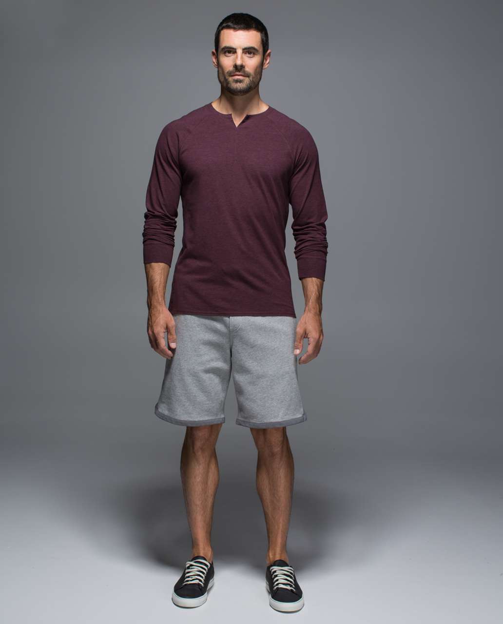 Lululemon Bodhi Long Sleeve - Heathered Bordeaux Drama - lulu fanatics