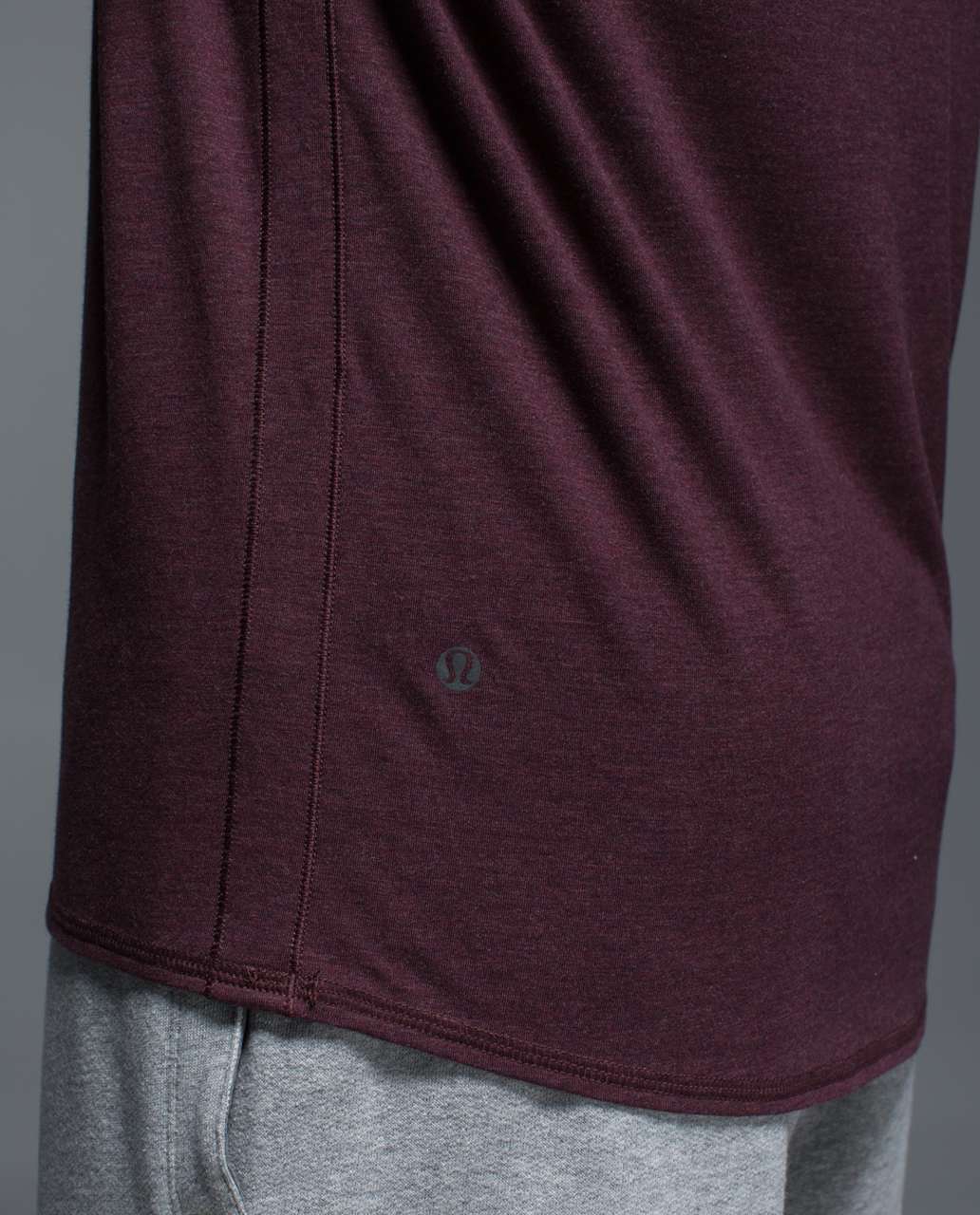 Lululemon Bodhi Long Sleeve - Heathered Bordeaux Drama