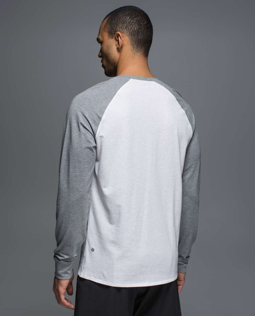 Lululemon Bodhi Long Sleeve - Heathered White / Heathered Medium Grey