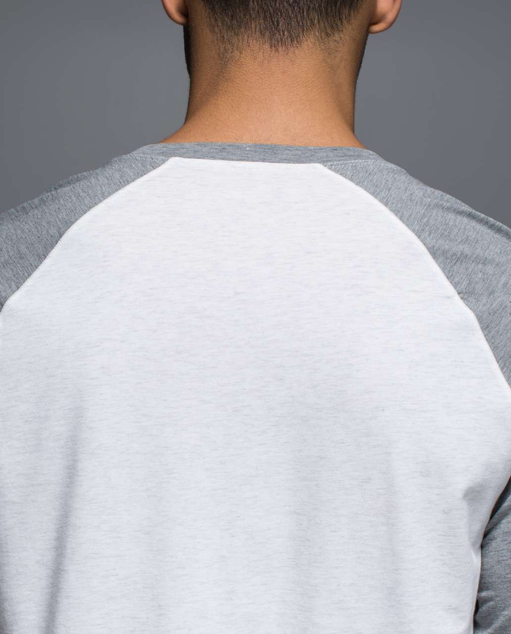 Lululemon Bodhi Long Sleeve - Heathered White / Heathered Medium Grey