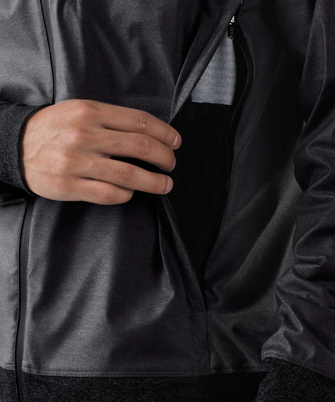 Lululemon Brut Jacket - Heathered Black / Nimbus