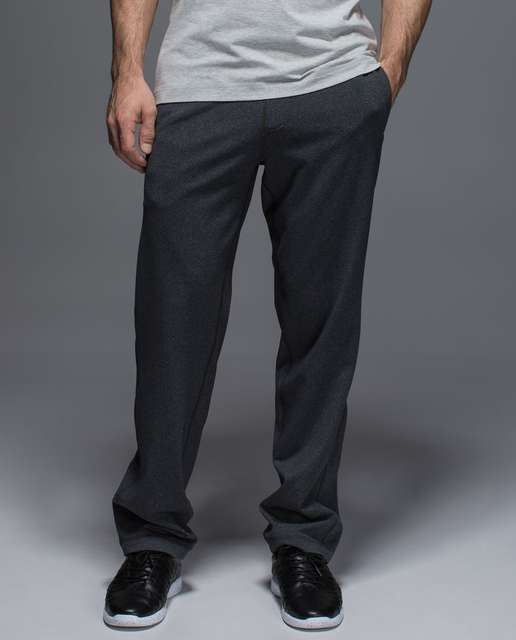 Lululemon Kung Fu Pant (Regular) - Heathered Black - lulu fanatics