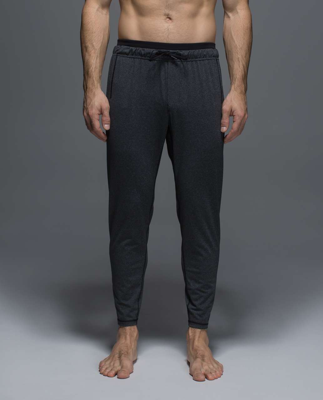 Lululemon On The Mat Pant - Heathered Black (First Release)