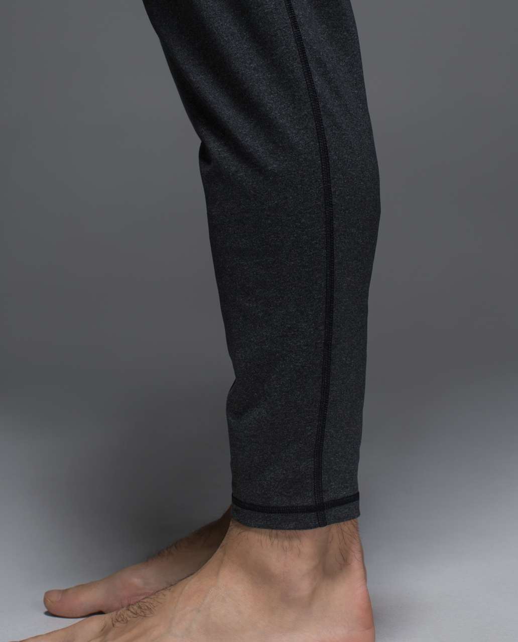 Lululemon On The Mat Pant - Heathered Black (First Release)