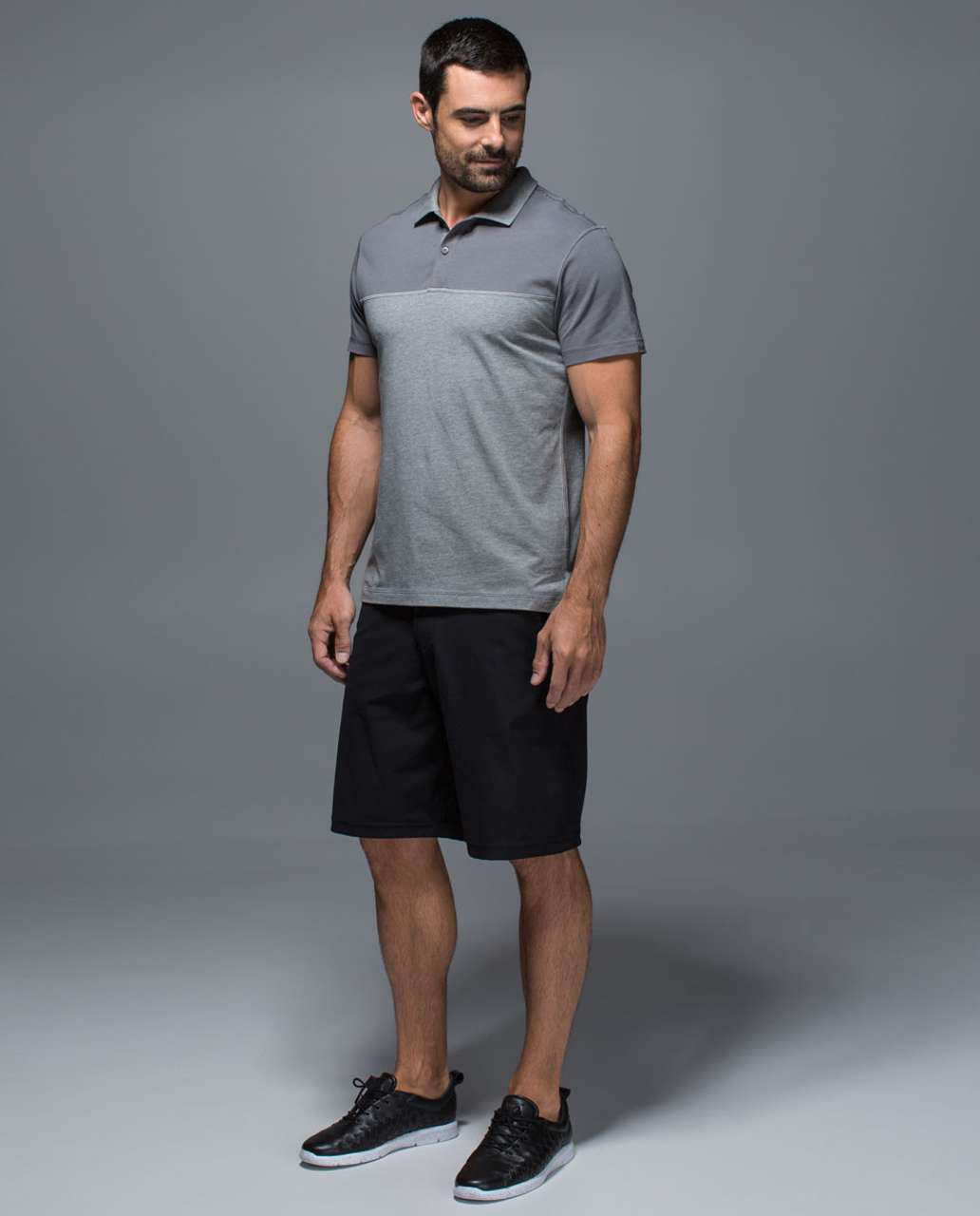 Lululemon Union Polo - Heathered Medium Grey / Slate