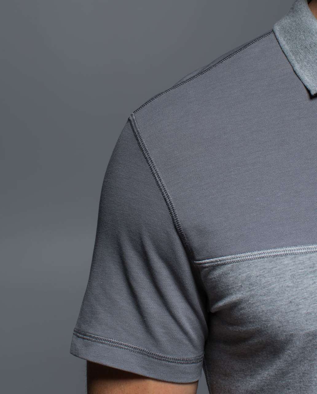 Lululemon Union Polo - Heathered Medium Grey / Slate