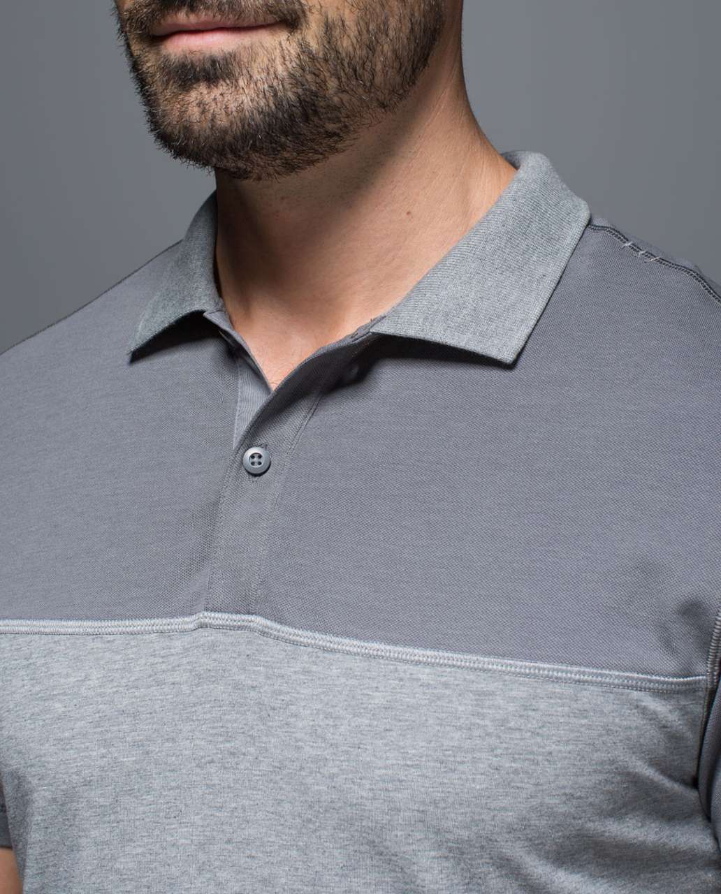 Lululemon Union Polo - Heathered Medium Grey / Slate