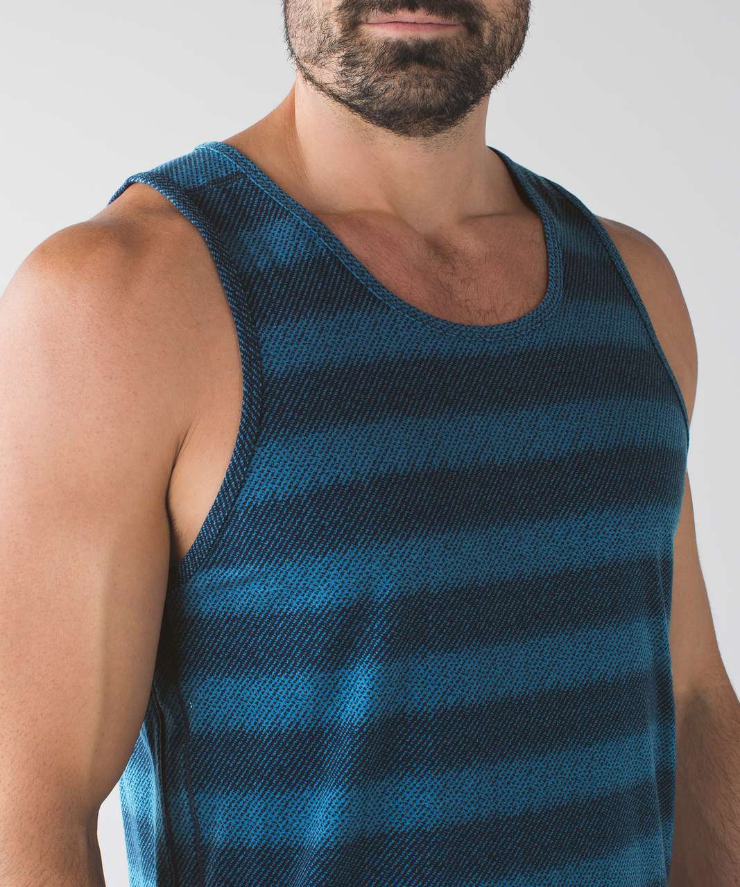 Lululemon Bodhi Tank - Ginza Stripe Hawk Blue Deep Navy