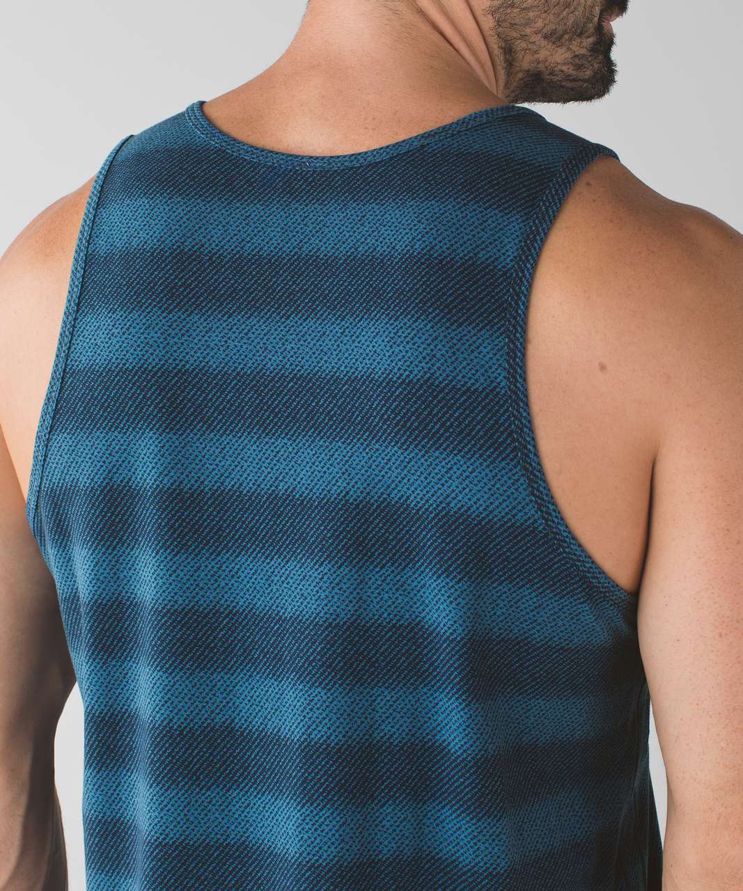 Lululemon Bodhi Tank - Ginza Stripe Hawk Blue Deep Navy