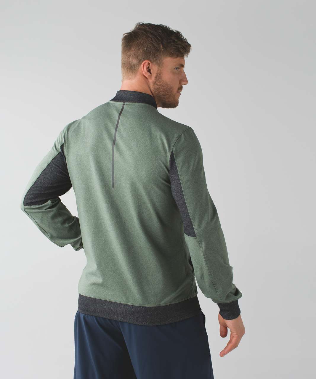 Lululemon Six Pack Jacket - Heathered Tank Green / Heathered Black