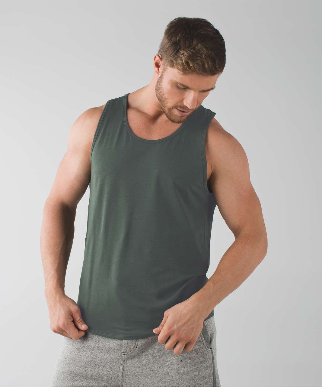 Lululemon Bodhi Tank - Heathered Tank Green