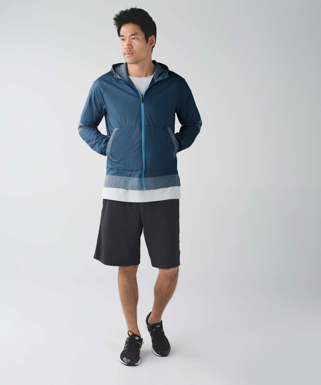 Lululemon Synth Jacket - Hawk Blue / Heathered Hawk Blue