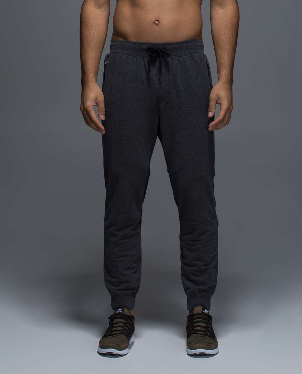 Lululemon Synth Pant - Heathered Black / Black