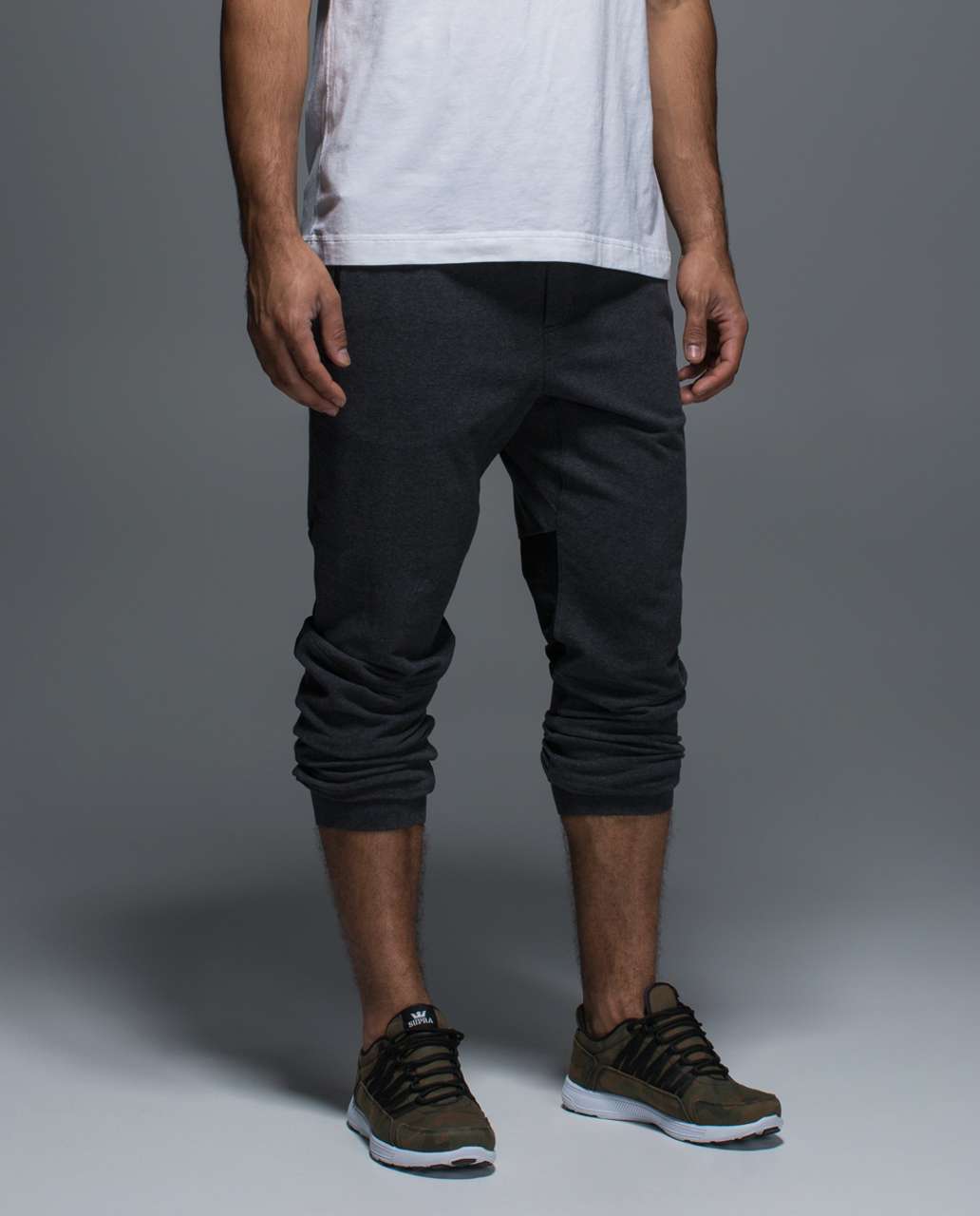 Lululemon Synth Pant - Heathered Black / Black