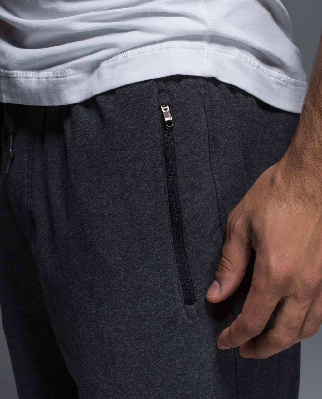 Lululemon Synth Pant - Heathered Black / Black