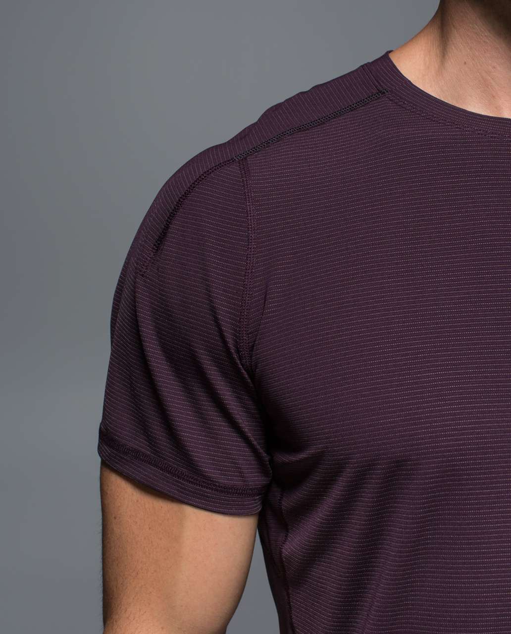 Lululemon Surge Short Sleeve - Black Cherry