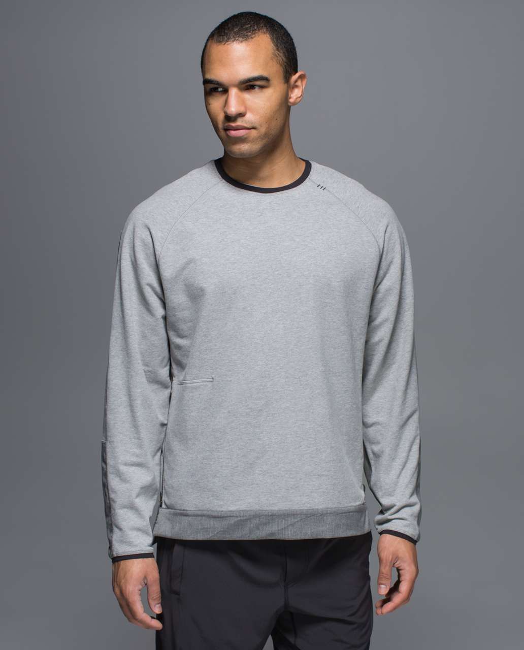 Lululemon Synth Crew - Heathered Medium Grey / Heathered Greyt