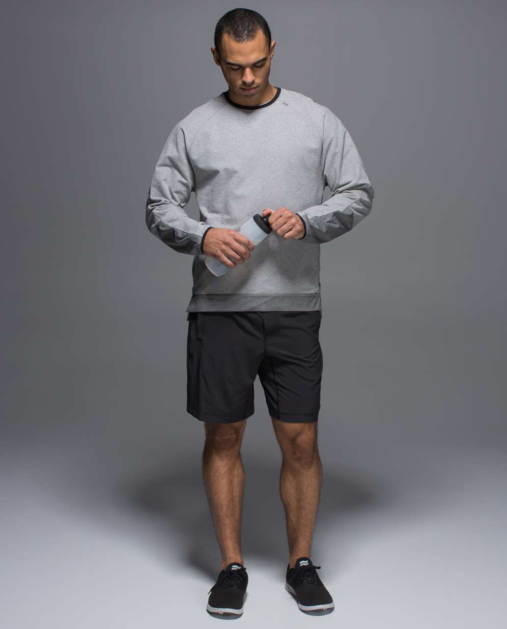 Lululemon Synth Crew - Heathered Medium Grey / Heathered Greyt