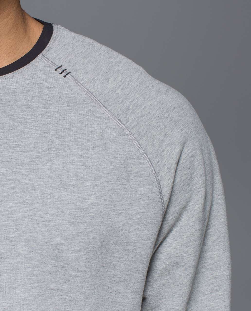 Lululemon Synth Crew - Heathered Medium Grey / Heathered Greyt