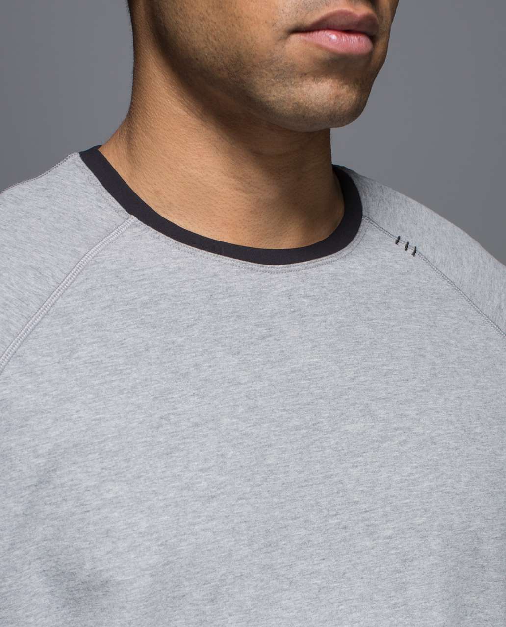 Lululemon Synth Crew - Heathered Medium Grey / Heathered Greyt