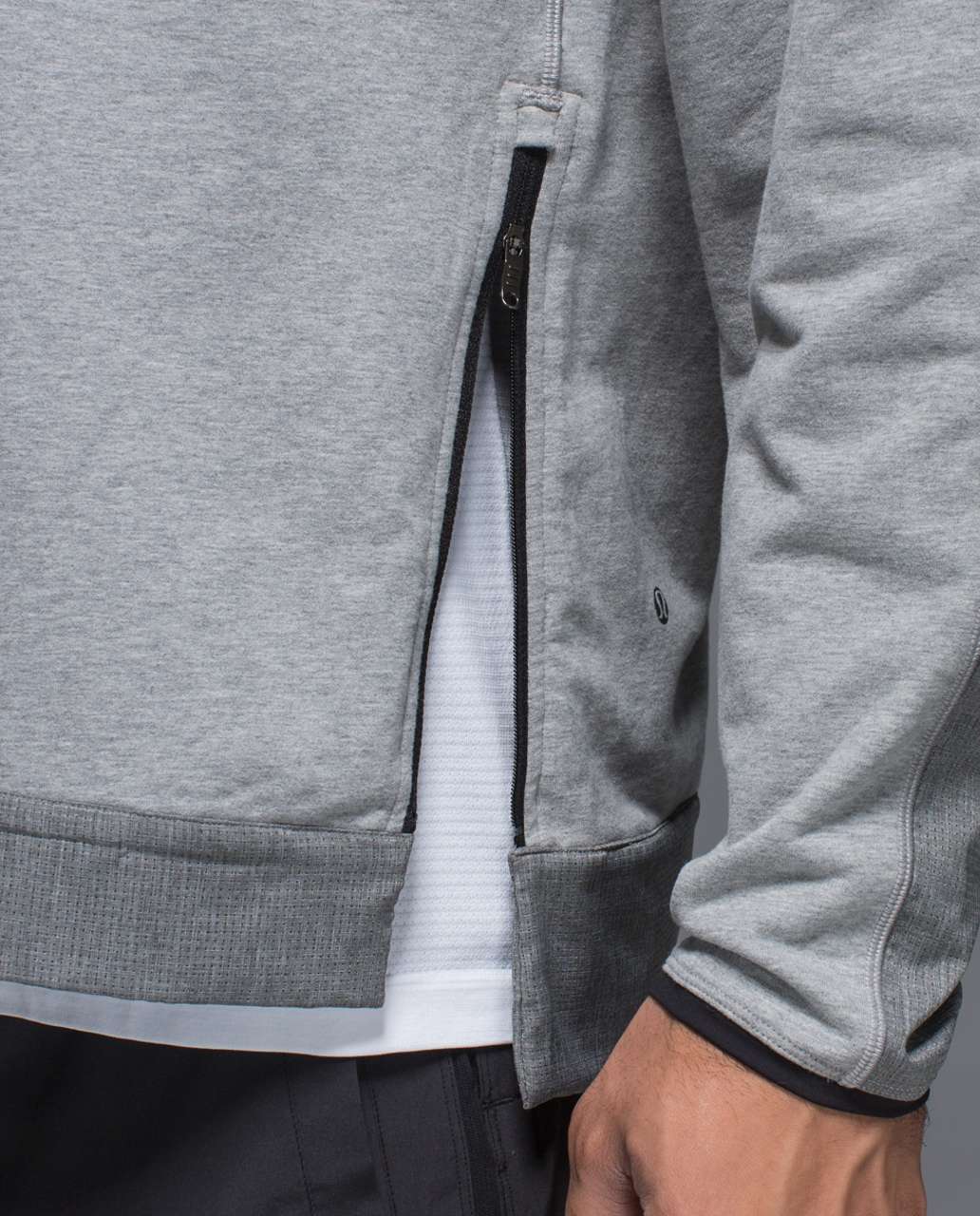 Lululemon Synth Crew - Heathered Medium Grey / Heathered Greyt