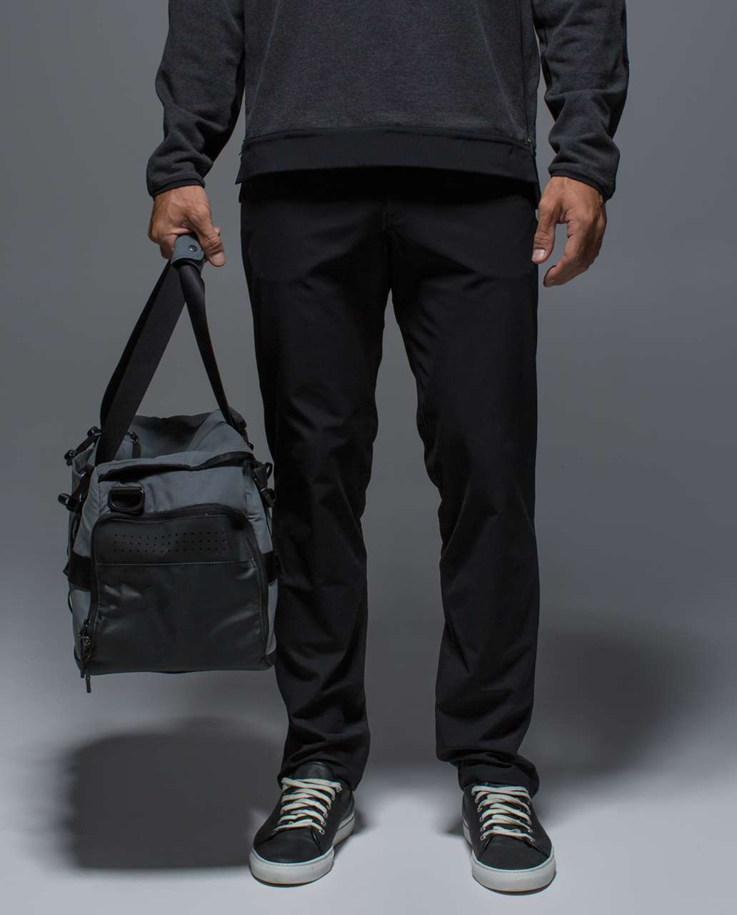Lululemon Daily Sweat Duffel - Slate / Black - lulu fanatics Lululemon Daily Sweat Duffel - Slate / Black - lulu fanatics