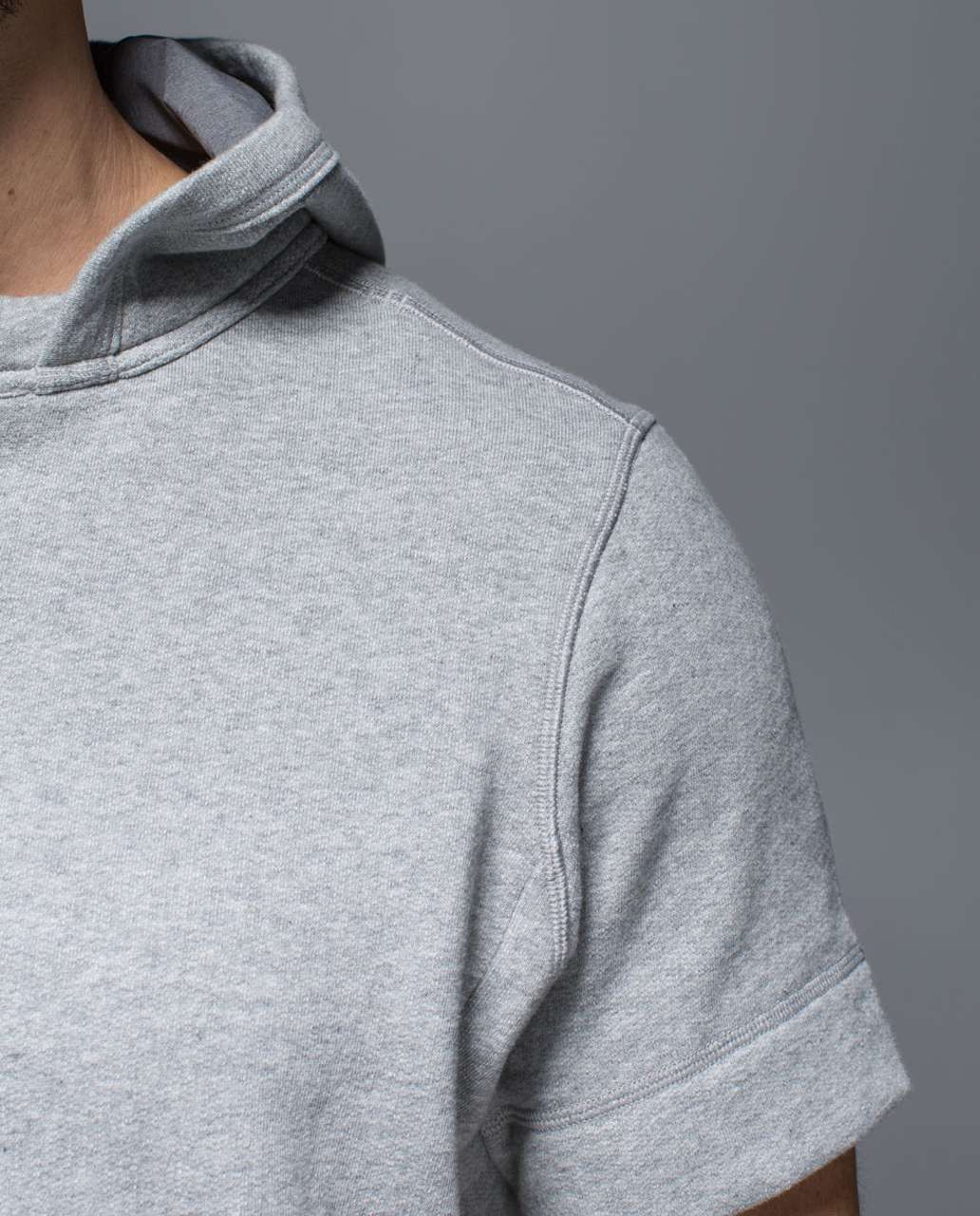 Lululemon Bodhi Short Sleeve Hoodie - Heathered Medium Grey