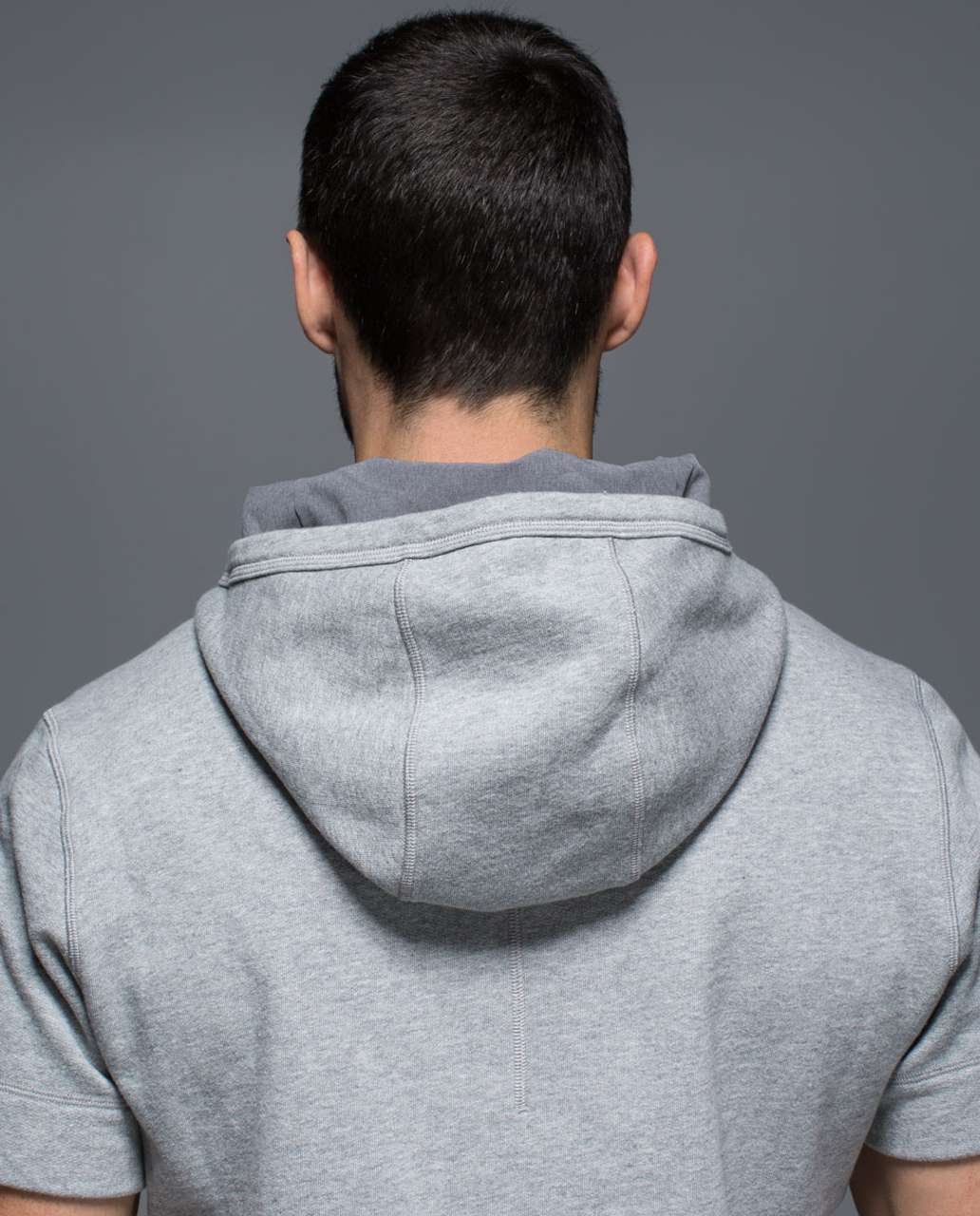 Lululemon Bodhi Short Sleeve Hoodie - Heathered Medium Grey / Slate