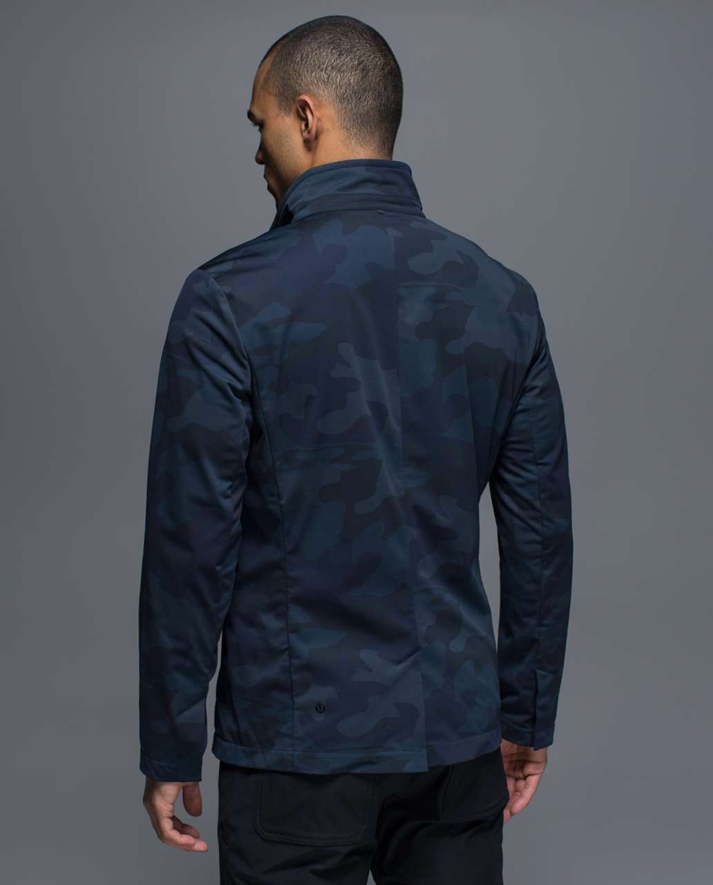 Lululemon MWB Jacket - Hyper Lotus Camo Inkwell Deep Navy