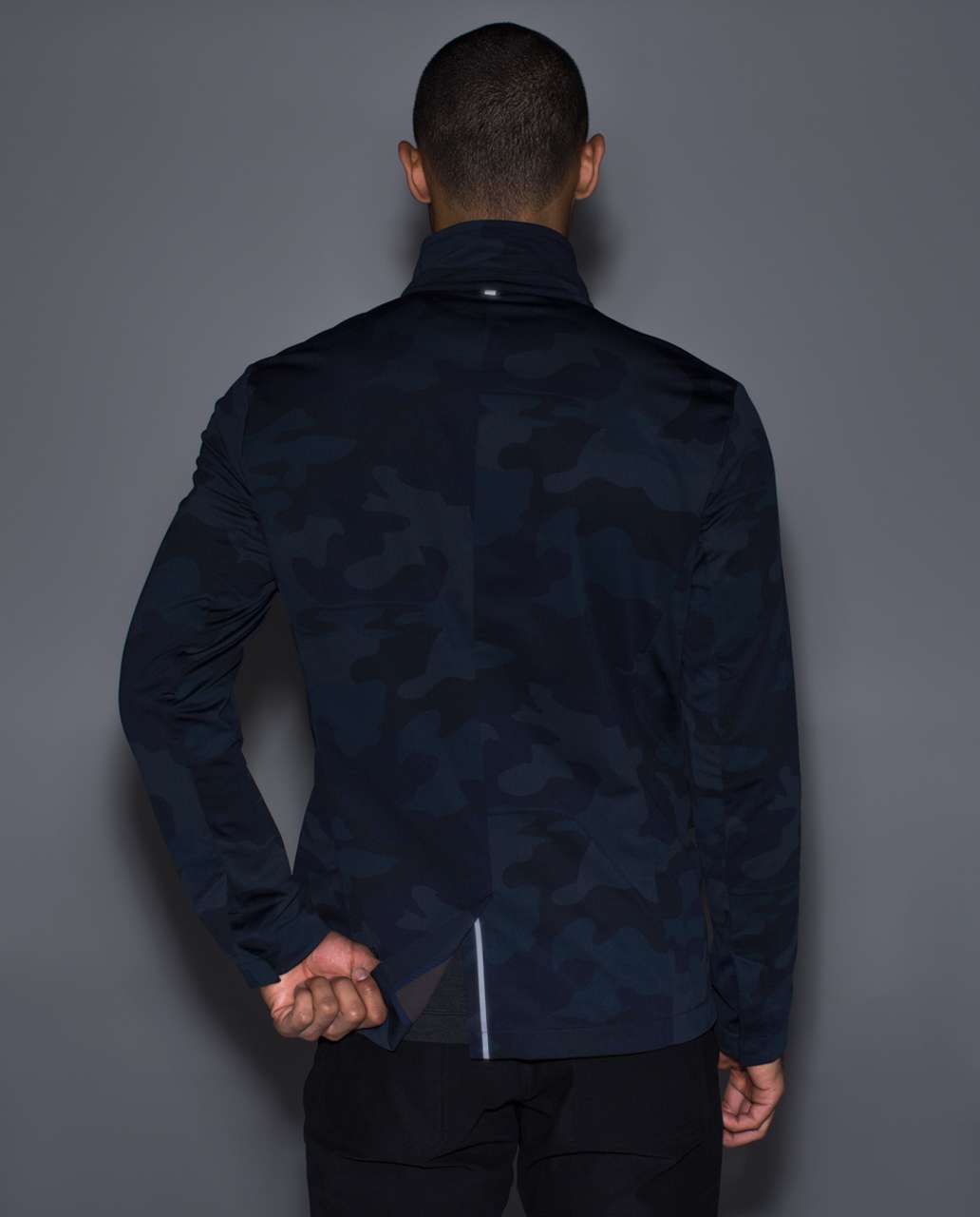 Lululemon MWB Jacket - Hyper Lotus Camo Inkwell Deep Navy