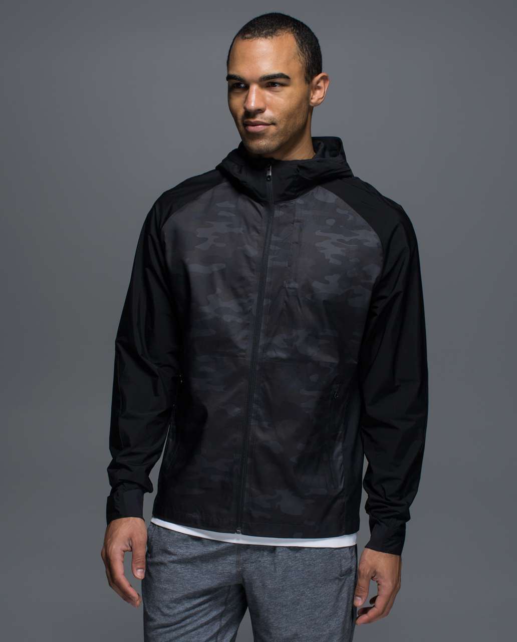 Lululemon Pack-It Jacket *Mesh - Lotus Camo Black