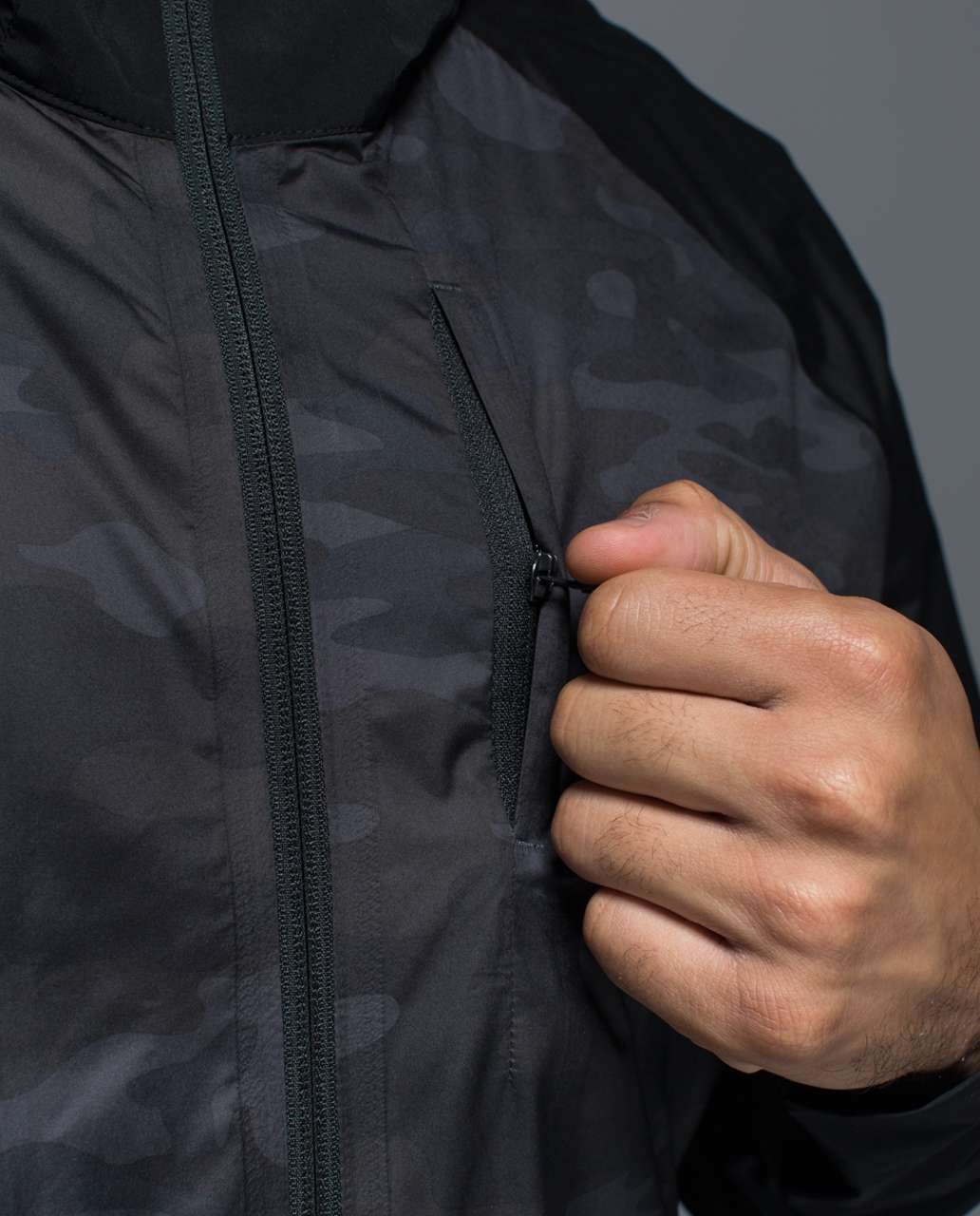 Lululemon Pack-It Jacket *Mesh - Lotus Camo Black